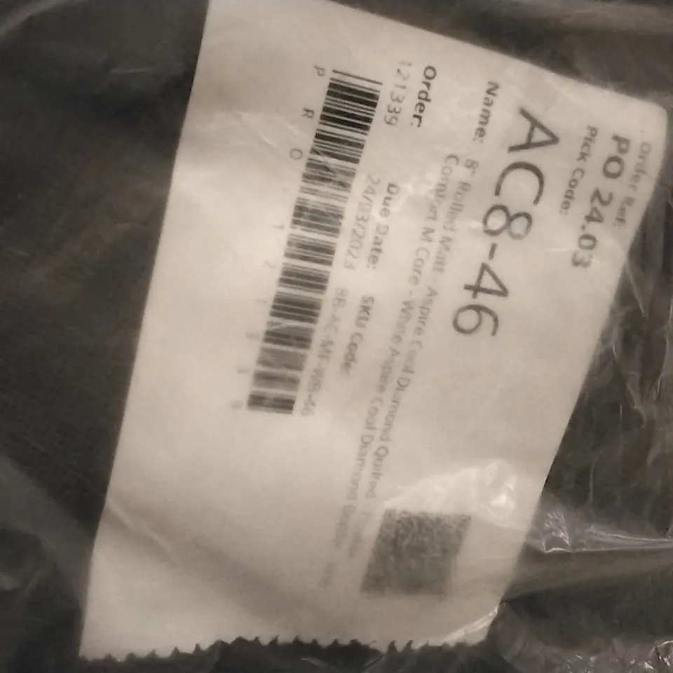 QUALITY BAGGED 4'6" DOUBLE HYBRID MEMORY FOAM MATTRESS