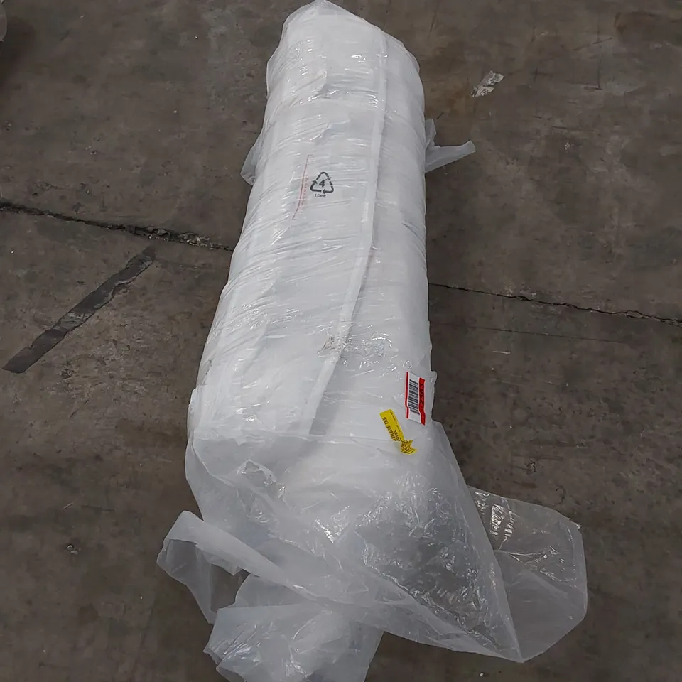 QUALITY BAGGED AND ROLLED QUILTO 3' SINGLE MEMORY SPRUNG OPEN COIL MATTRESS