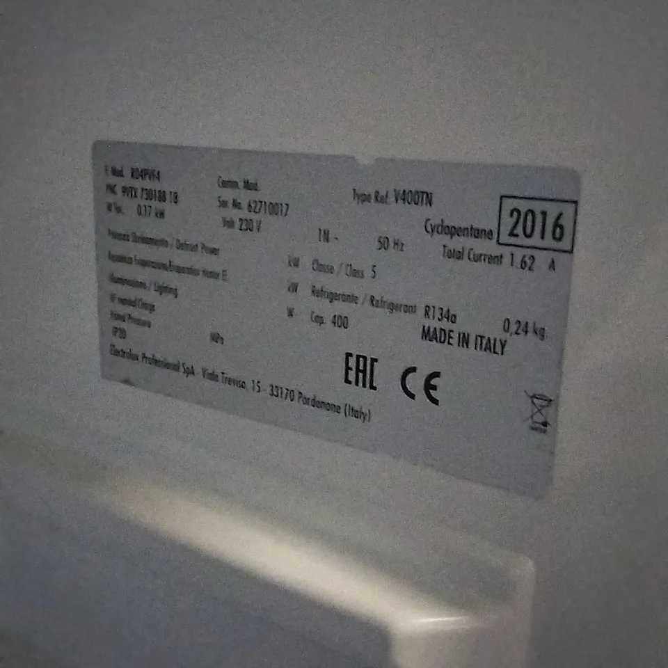ELECTROLUX ROPVF4 COMMERCIAL LEFT HAND FRIDGE