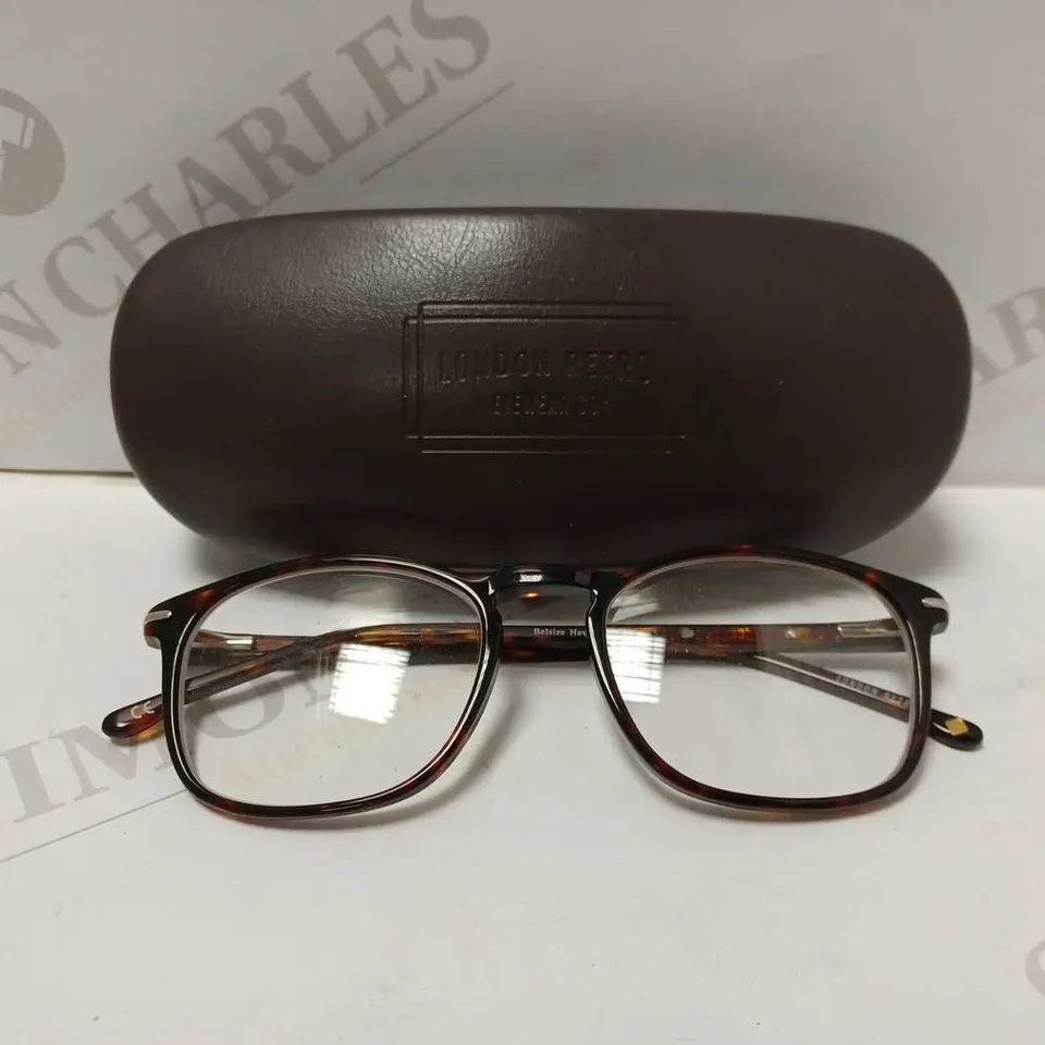LONDON RETRO BELSIZE HAVANA GLASSES 