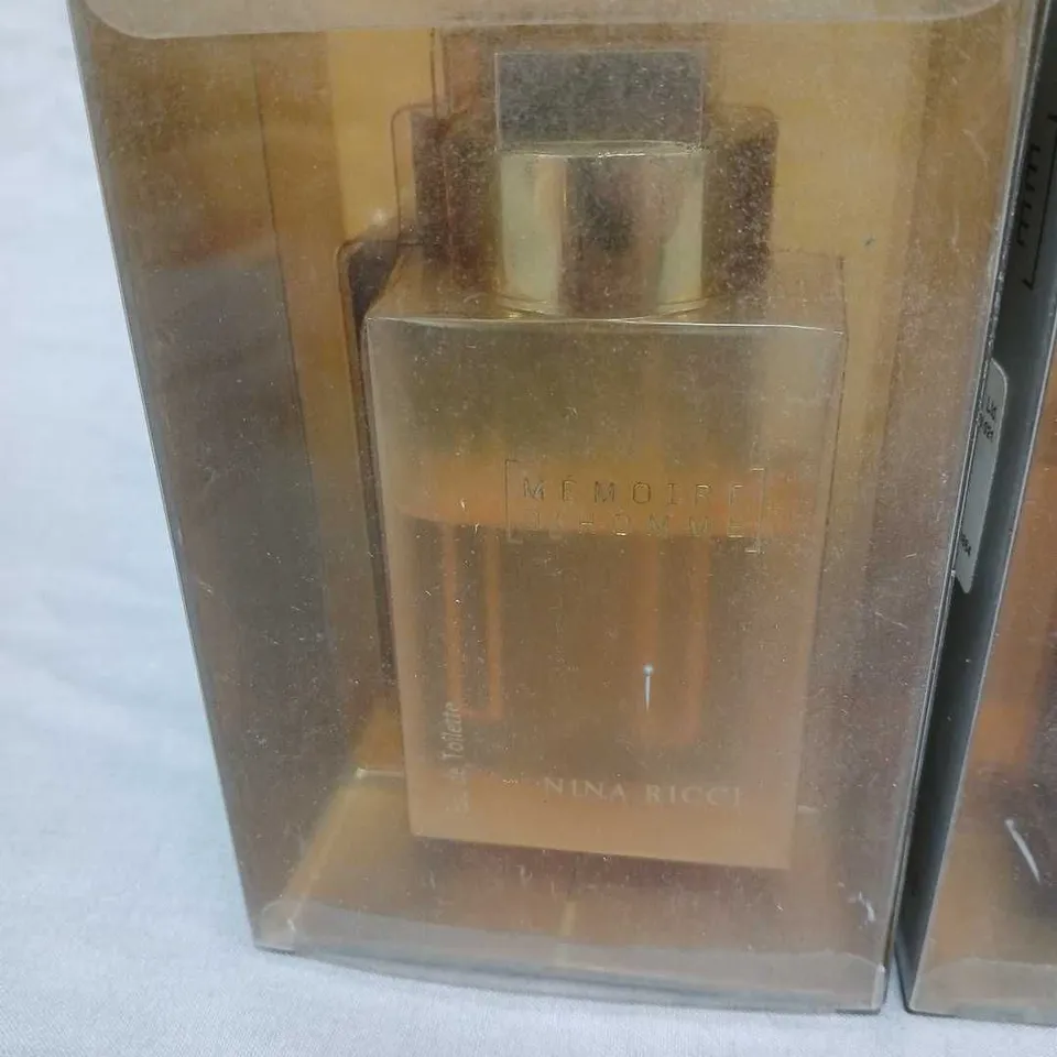 SEVEN NINA RICCI MEMOIRE D'HOMME SHOWER GEL GIFT SET (2 BOXED BOTTLES)