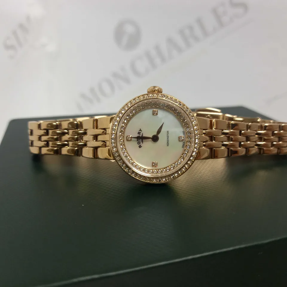 ROTARY STAINLESS STEEL LADIES WATCH RRP £165
