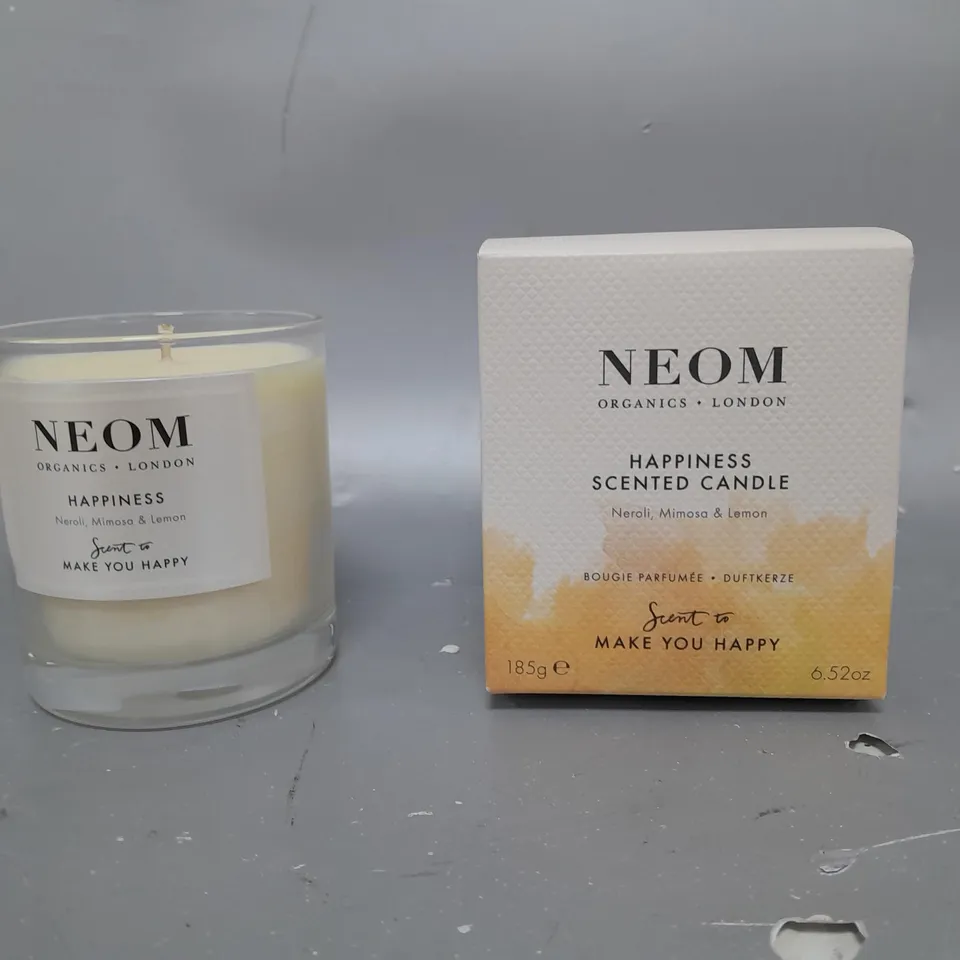 NEOM ORGANICS LONDON – HAPPINESS SCENTED CANDLE – SCENT TO MAKE YOU HAPPY