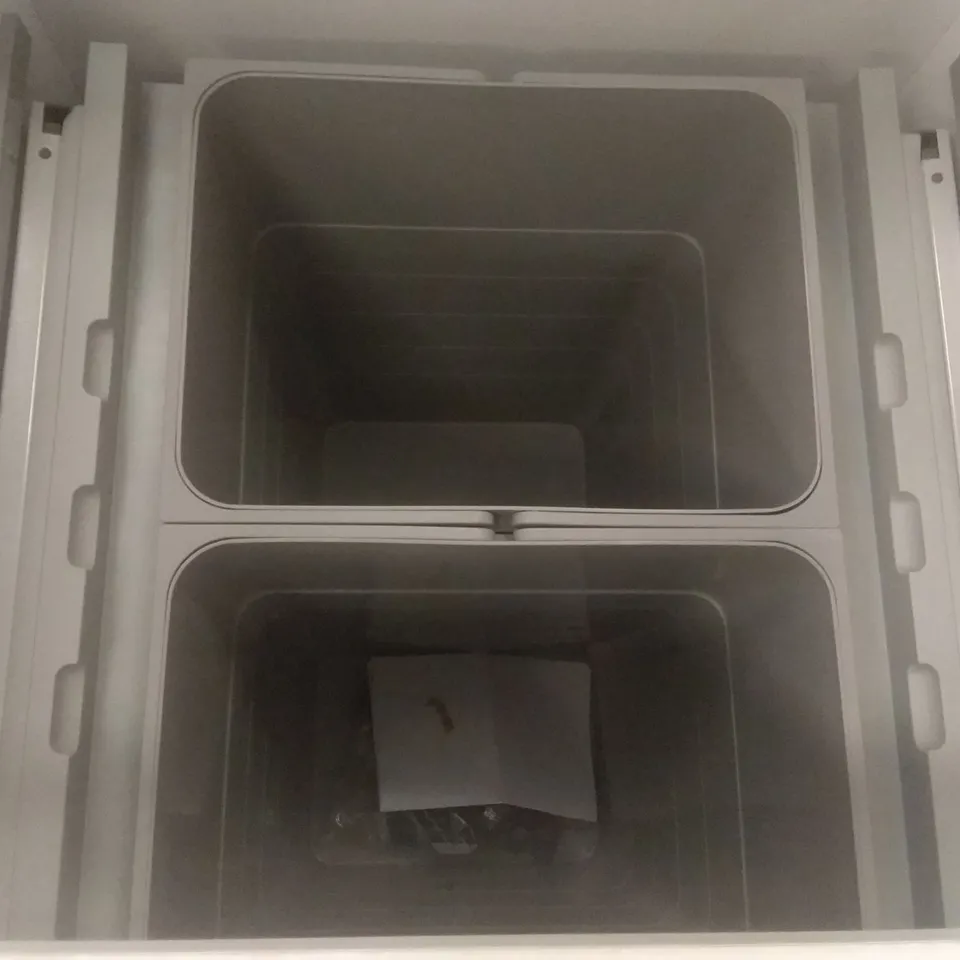 2 CAMBERWELL COOL WHITE CARCASE RIGID KITCHEN BASE UNITS