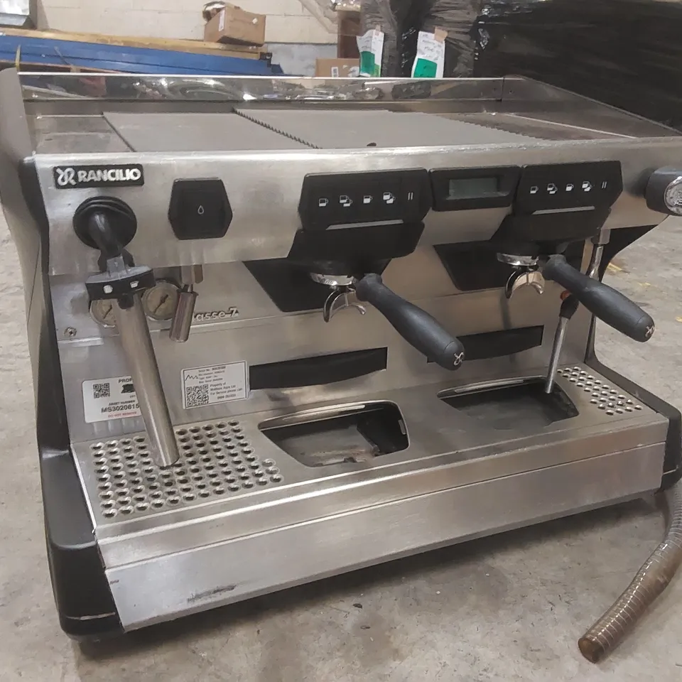 RANCILIO CLASSE 7 COMMERCIAL 2 GROUP COFFEE MACHINE