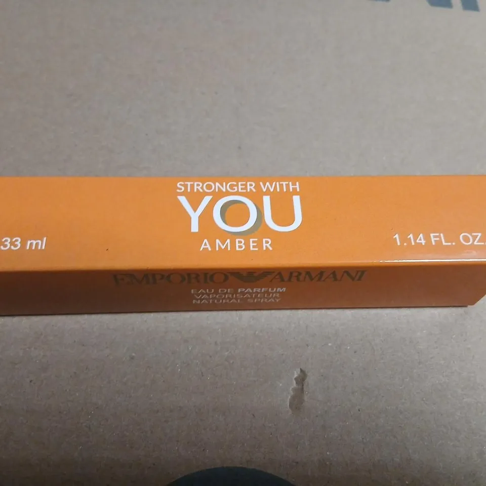 BOXED EMPORIO ARMANI STRONGER WITH YOU AMBER 33ML