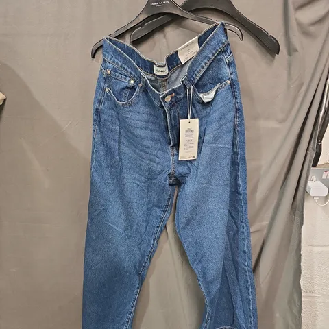 ONLY WOMEN'S BLUE DENIM JEANS – HIGH WAIST, UK 14 (US 32, EU 33)
