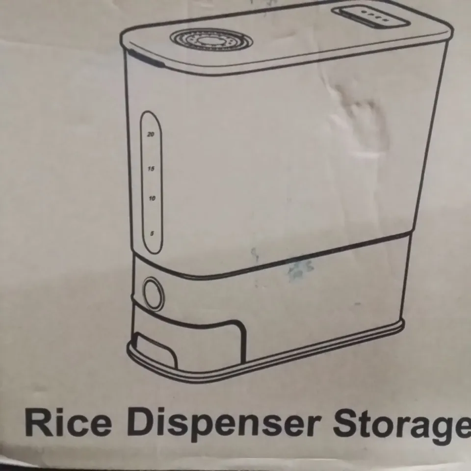 BOXED RICE DISPENSER STORAGE 