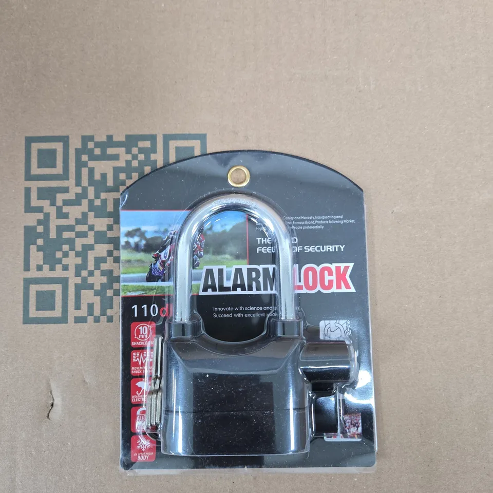 ALARM LOCK PADLOCK WITH ALARM FEATURE – CARDED BLISTER PACK