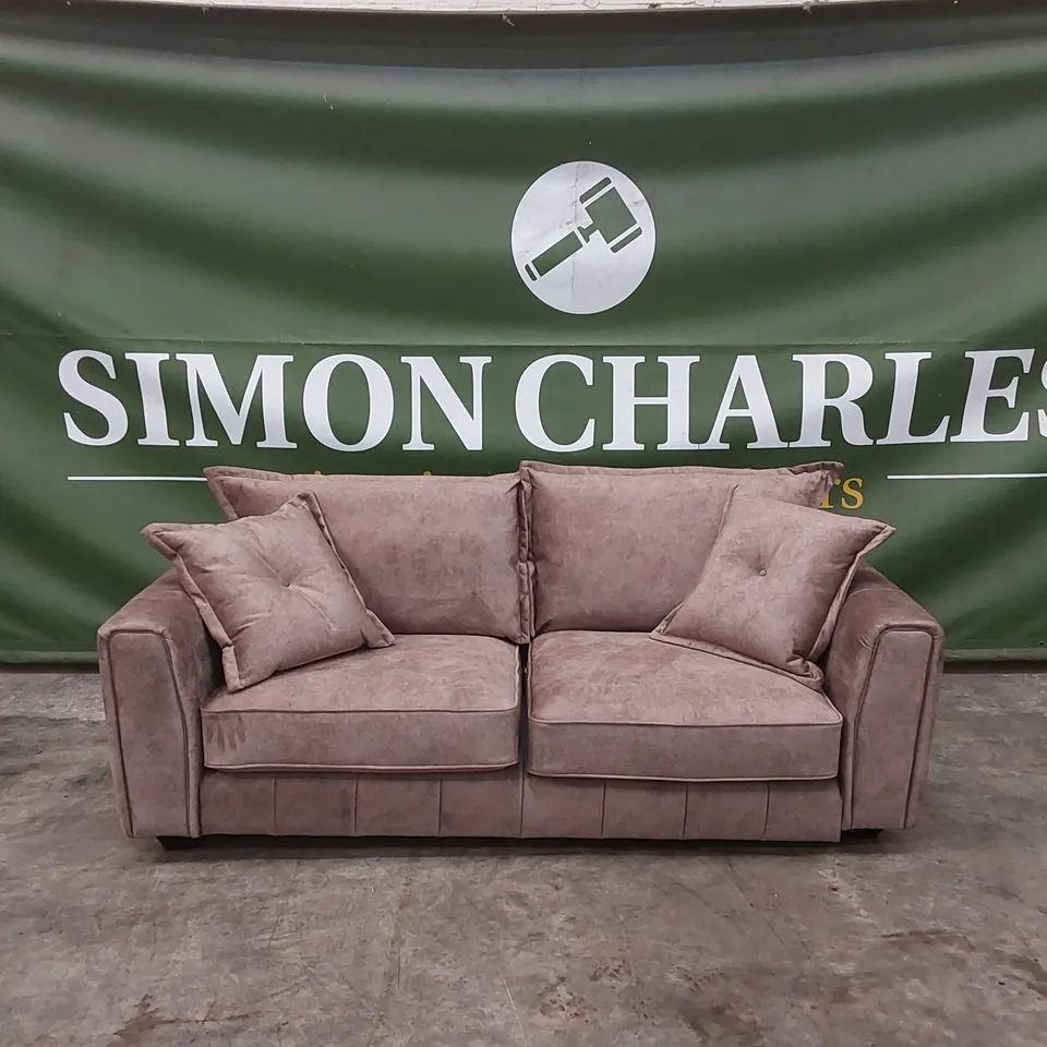 AVANTI FABRIC 3 SEATER - CHOCOLATE RRP £849