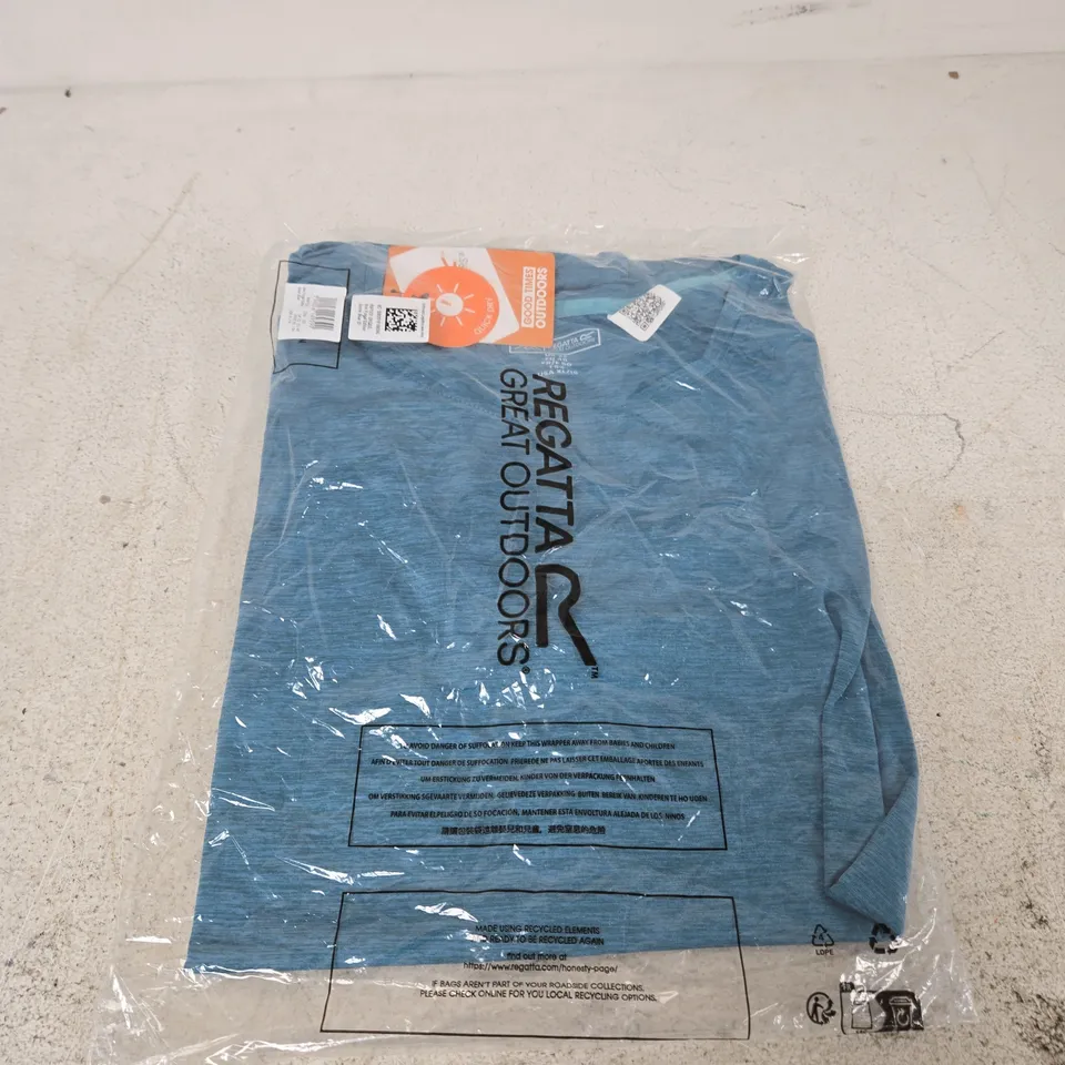 REGATTA GREAT OUTDOORS BLUE TOP UK 22 – SEALED PACKAGING (EU 48, FR/E 50, US XL/18)
