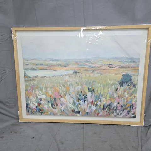 MEADOW FIELD LANDSCAPE CAPPED PRINT CANVAS 