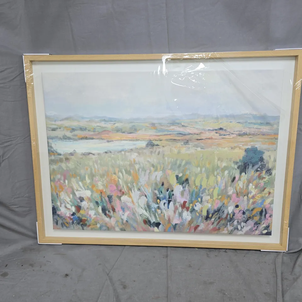 MEADOW FIELD LANDSCAPE CAPPED PRINT CANVAS