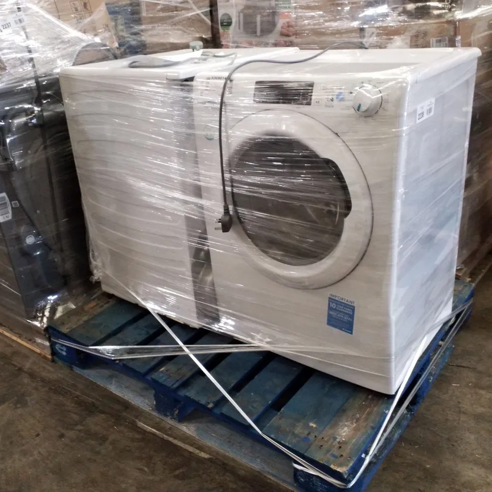 HOOVER H-DRY 300 CONDENSER TUMBLE DRYER WHITE AND CANDY SMART PRO FREESTANDING WASHING MACHINE WHITE - UNPROCESSED RAW RETURNS