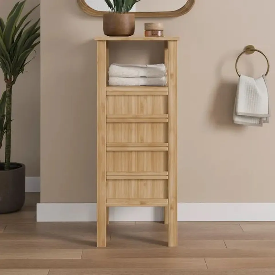 BOXED OTO STORAGE UNIT - SOLID BAMBOO (1 BOX)