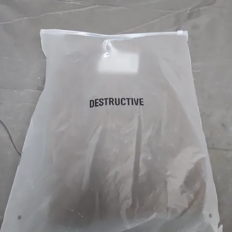 BAGGED DESTRUCTIVE MOHAIR SWEATSHIRT - SIZE M