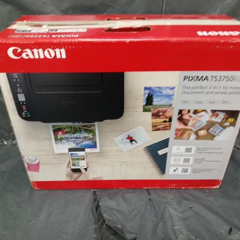 BOXED CANON PIXMA TS3750I WIRELESS COLOUR ALL-IN-ONE INKJET PHOTO PRINTER