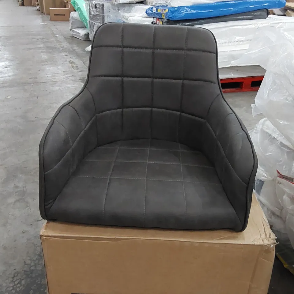 BOXED DARK GREY DINING CHAIR (1 BOX)
