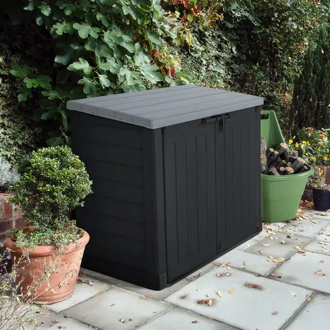 KETER HIDEAWAY XL GARDEN STORAGE BOX 1200L ANTHRACITE