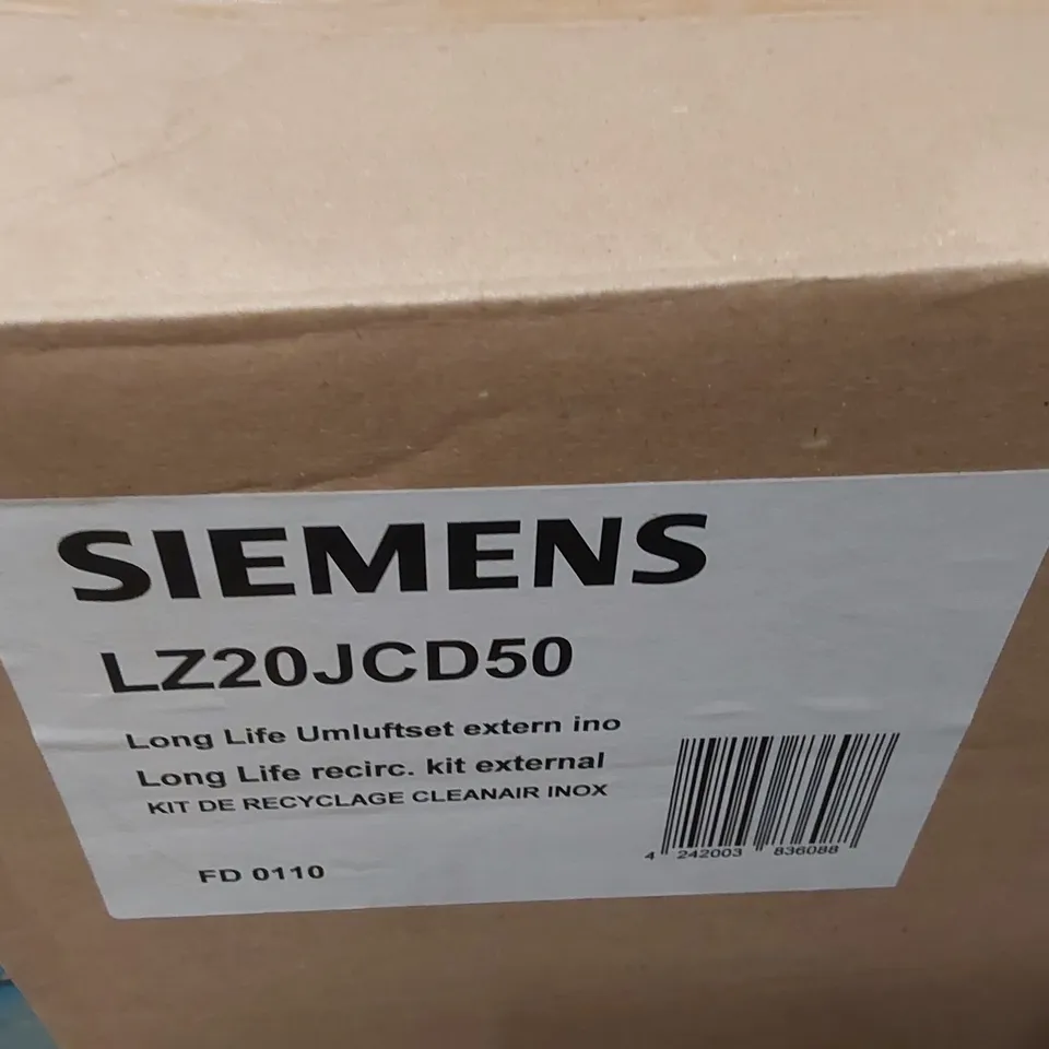 BRAND NEW BOXED SIEMENS LZ20JCD50 LONG LIFE REGENERATIVE RECIRCULATION KIT (1 BOX)