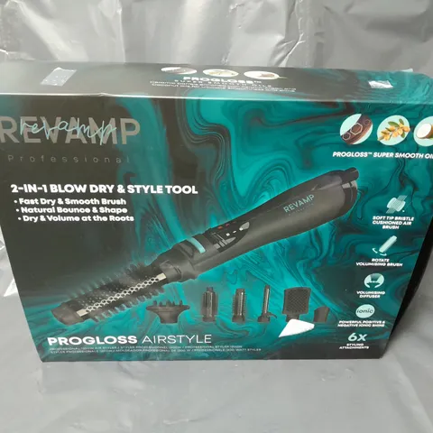 BOXED REVAMP PROGLOSS AIRSTYLE 2-IN-1 BLOW DRY AND STYLE TOOL