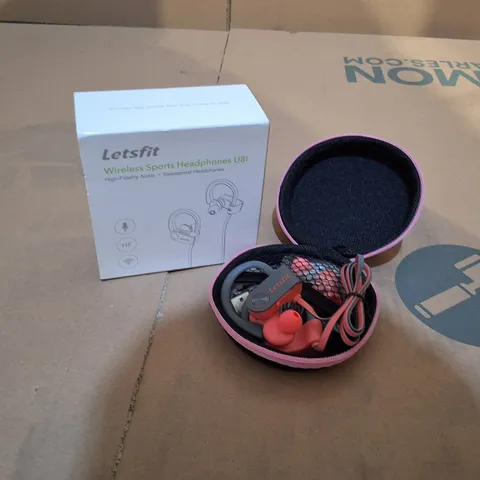 BOXED LETSFIT WIRELESS SPORTS HEADPHONES U8I