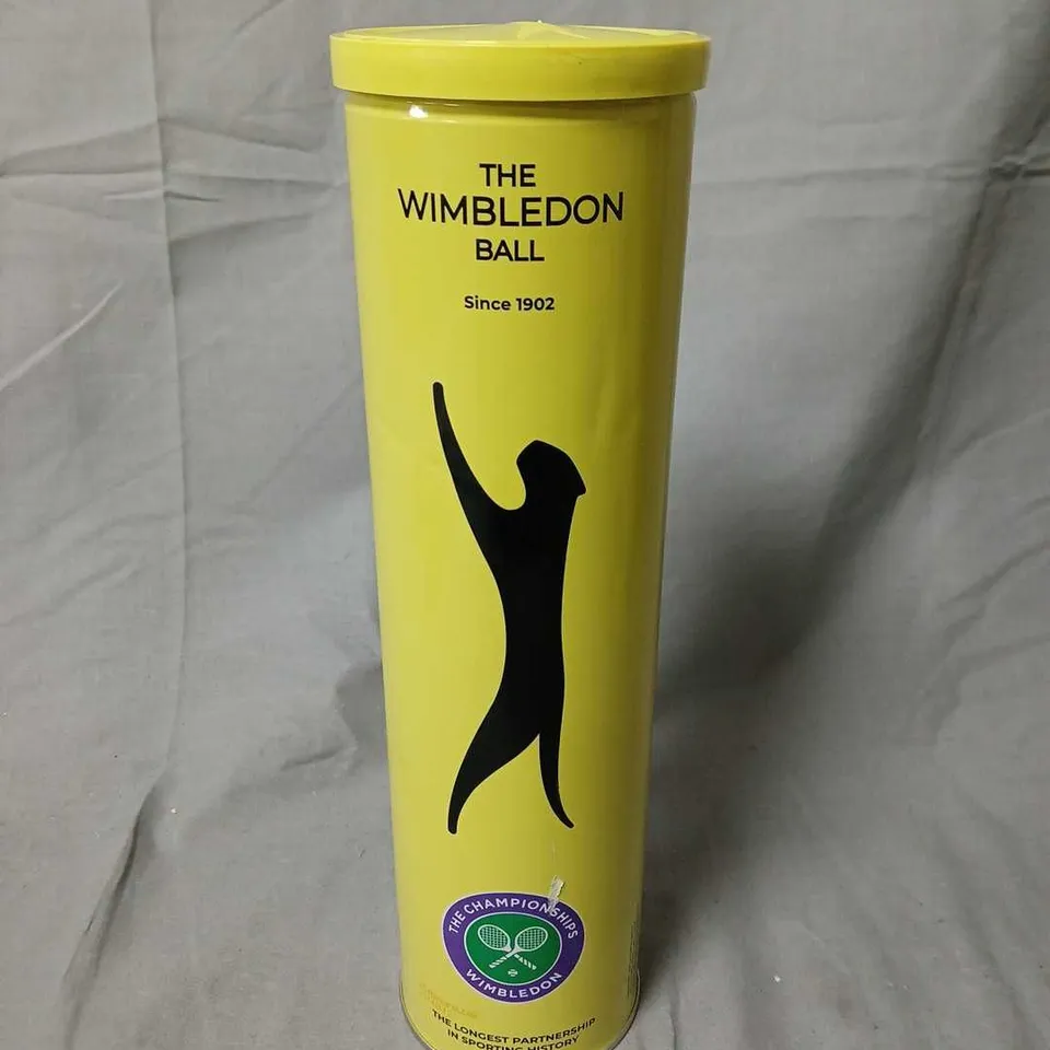THE WIMBLEDON BALL TIN CANISTER (4 BALLS) – THE CHAMPIONSHIPS WIMBLEDON (YELLOW)