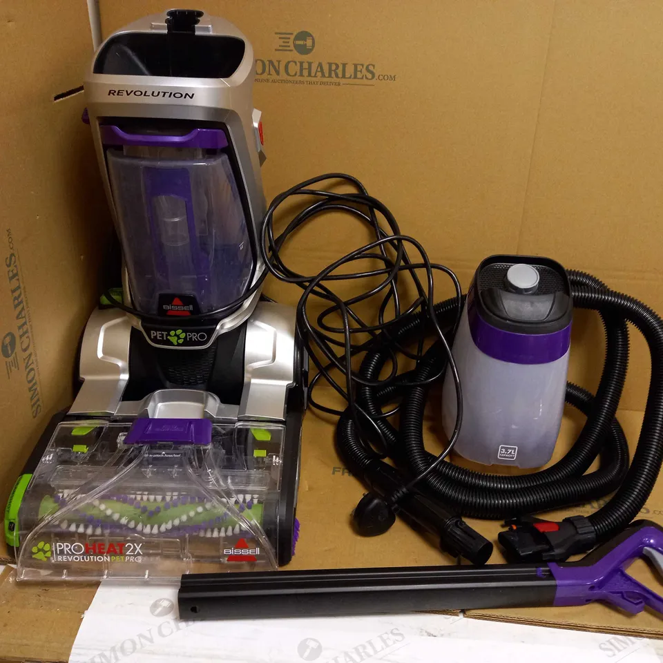 BISSELL PROHEAT 2X REVOLUTION PET PRO CARPET CLEANER 