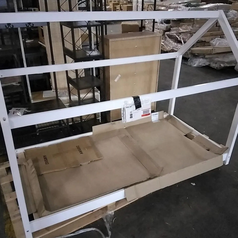 ARIYA SINGLE BED FRAME - WHITE 