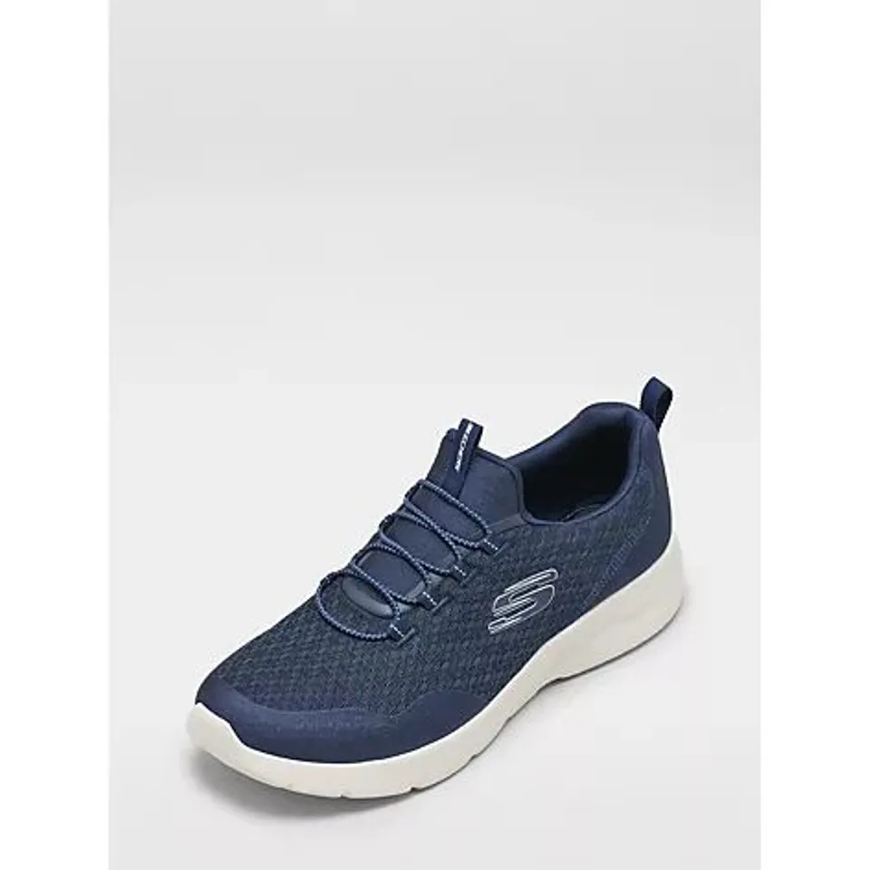 SKECHERS DYNAMIGHT 2.0 BUNGEE TRAINER IN BLACK SIZE 5.5