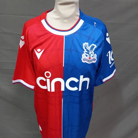 MACRON CRYSTAL PALACE FOOTBALL CLUB SHIRT - MEDIUM