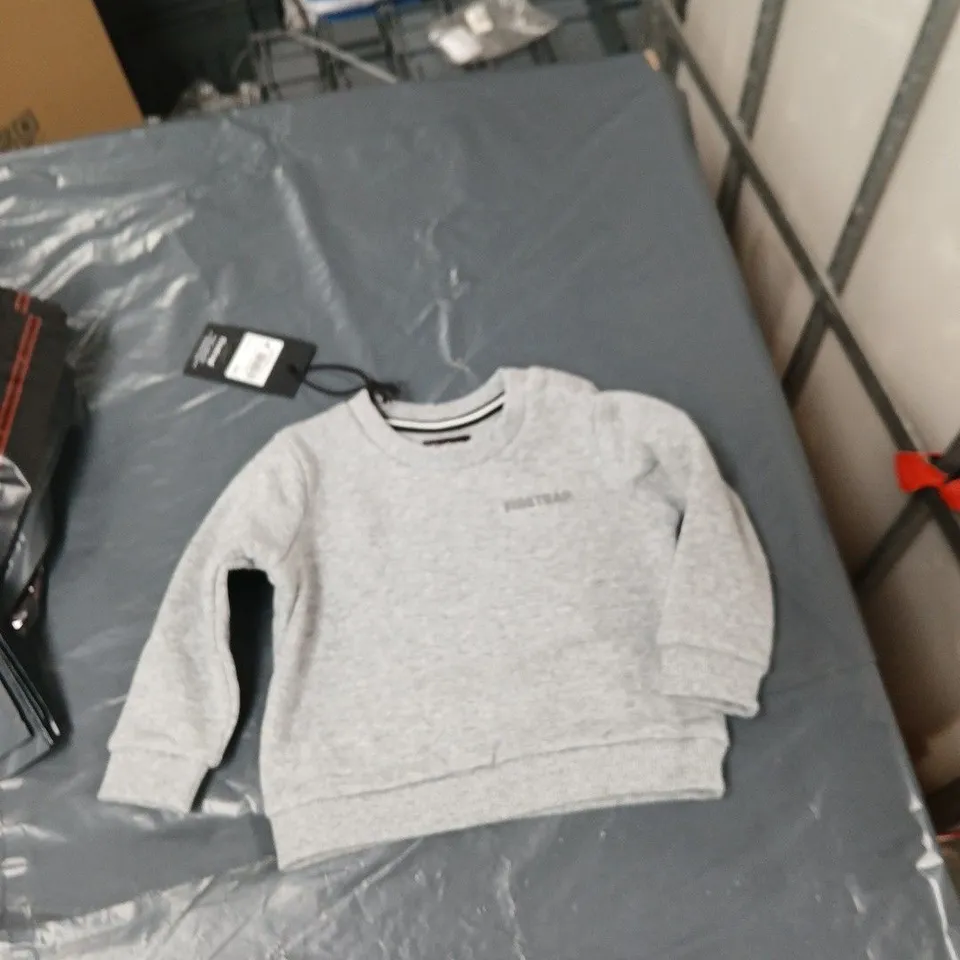 FIRETRAP GREY KIDS' SWEATSHIRT – UK 6-12 MONTHS