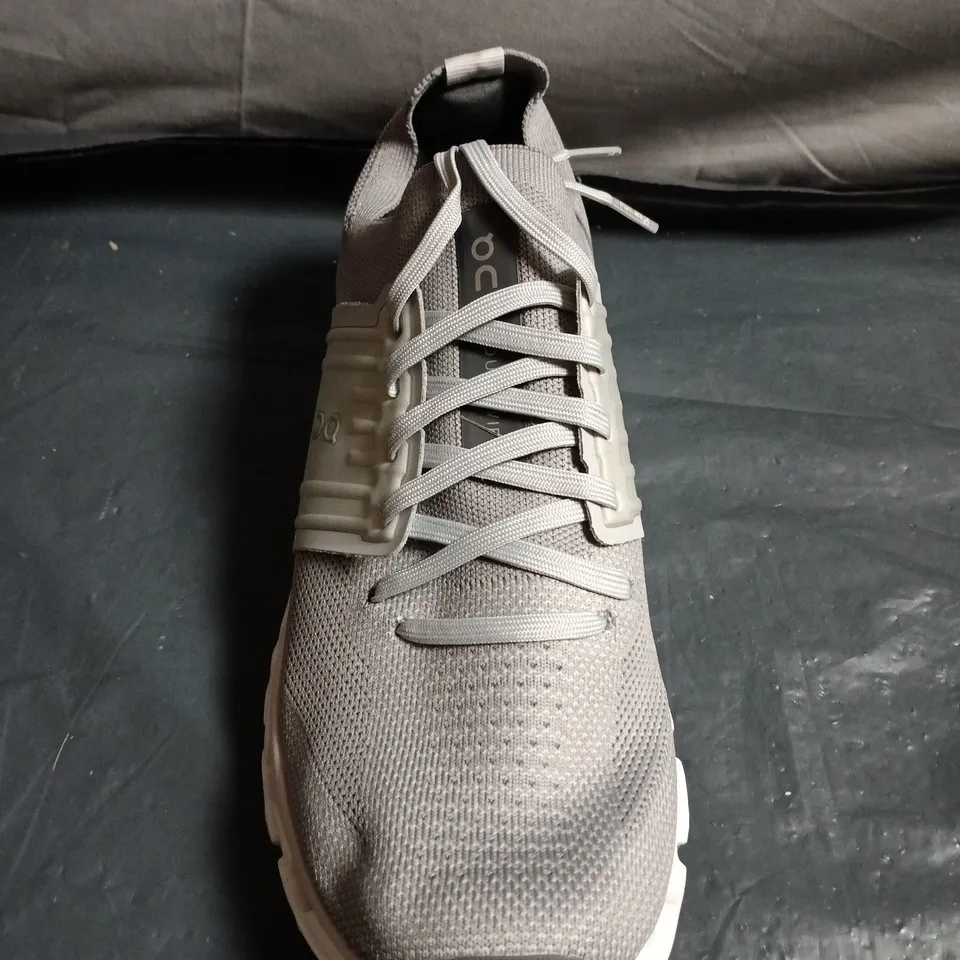 ON RUNNING GREY MESH TRAINERS – CLOUDTEC SOLE - UK SIZE 9