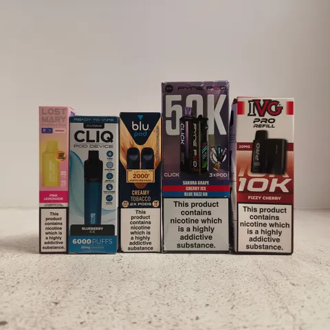 APPROXIAMTELY 20 ASSORTED VAPING PRODUCTS - COLLECTION ONLY