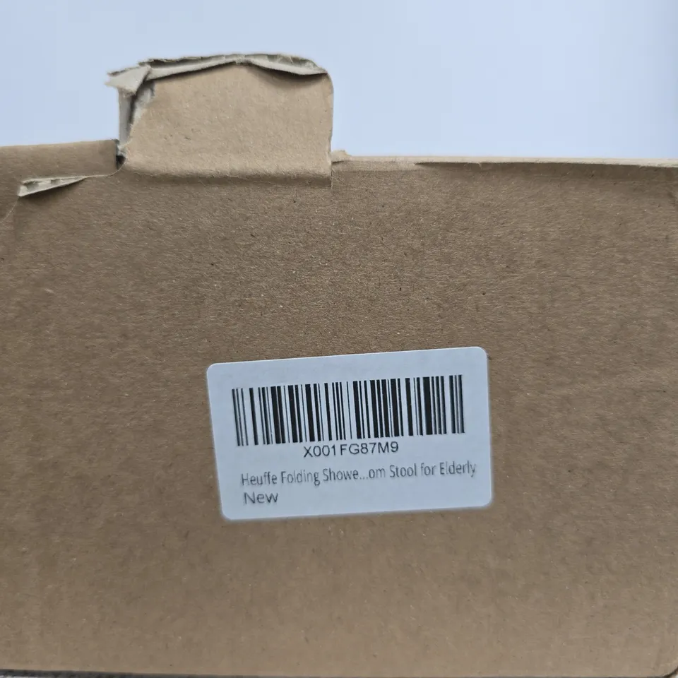 HEUFFE FOLDING SHOWER STOOL FOR ELDERLY – NEW IN BOX LY001