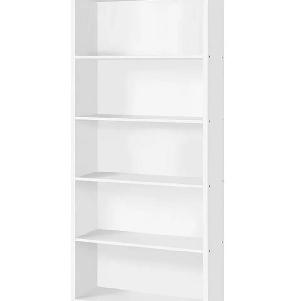 BOXED METRO WHITE TALL WIDE EXTRA DEEP BOOKCASE (1 BOX) RRP £79
