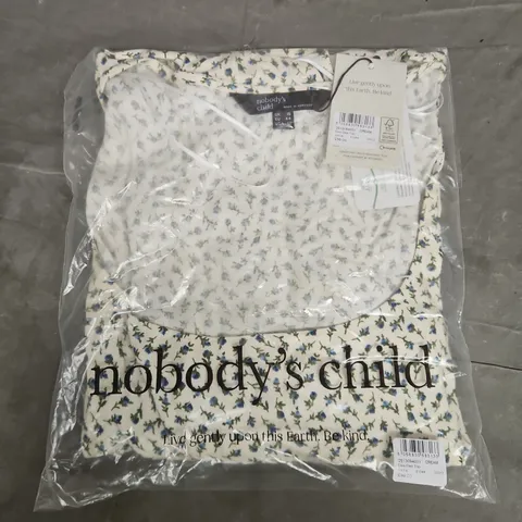 BAGGED NOBODYS CHILD DEE DEE TOP IN CREAM - UK 16