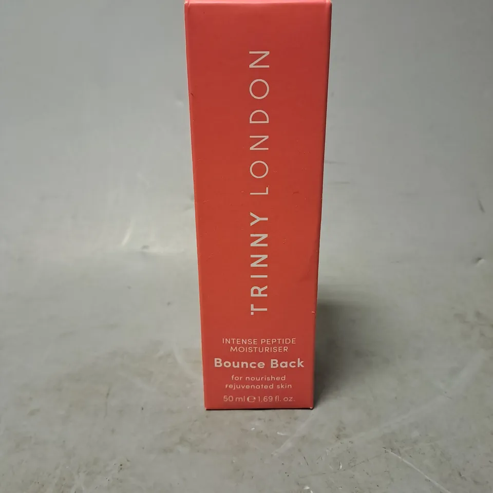 SEALED TRINNY LONDON BOUNCE BACK INTENSE PEPTIDE MOISTURISER 50ML