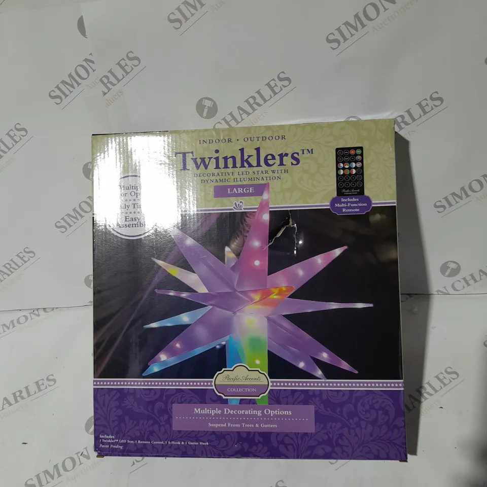 BOXED PACIFIC ACCENTS STAR BURST LIGHT