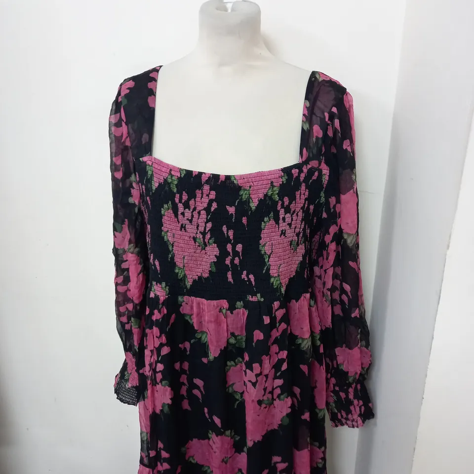 RIXO FLORAL PATTERN OCCASSIONAL DRESS SIZE 20