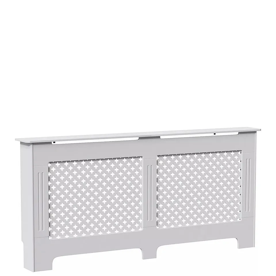 VIDA DESIGNS OXFORD EXTRA LARGE RADIATOR COVER - WHITE 