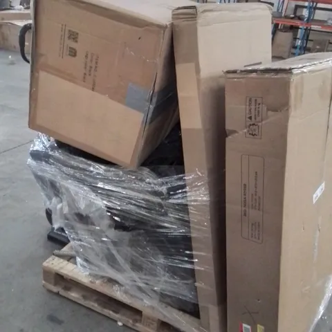 PALLET CONTAINING VARIOUS ASSORTED INCOMPLETE FURNITURE PARTS AND OTHER HOUSEHOLD ITEMS