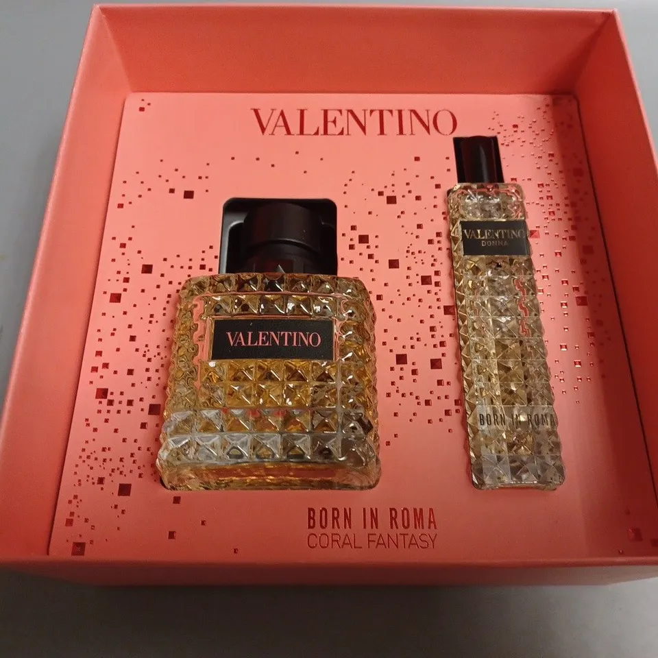 BOXED VALENTINO DONNA BORN IN ROMA CORAL FANTASY EAU DE PARFUM 50ML GIFT SET