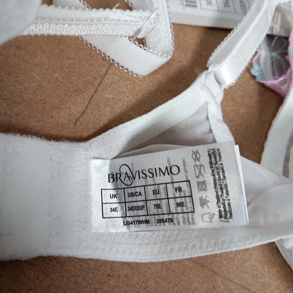 BRAVISSIMO POSEY BRA LG417WHM WHITE MULTI, UK 34E