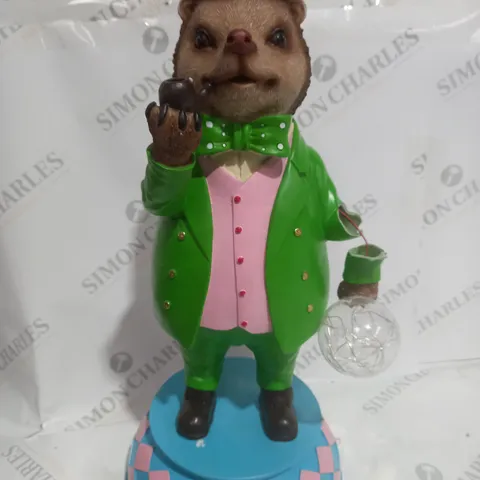 ENCHANTED GARDEN BY GARDEN REFLECTIONS LED HANDSOME HEDGEHOG