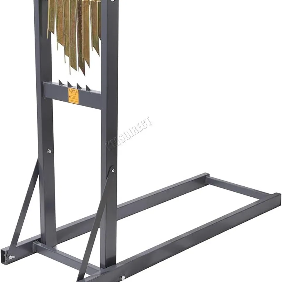 SWITZER SAWHORSE LOG HOLDER FOR CHAINSAW TRESTLE RAPID EFFICIENT FAST LOADING LOG PRUNING LOPPING CUTTING STAND CUTTING WOOD LIFTING ADJUSTABLE CAPACITY 150KG GREY