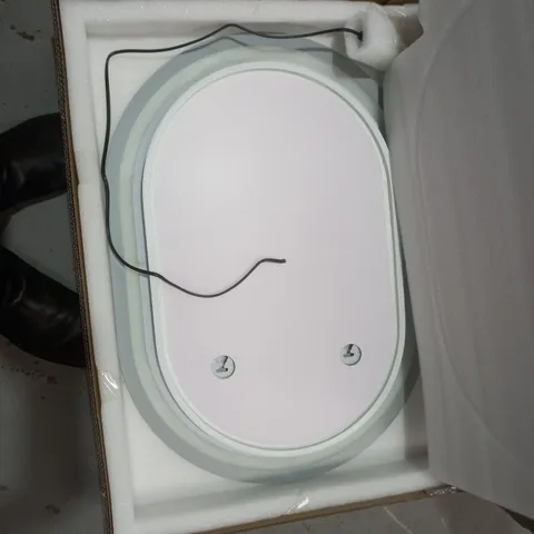 PANAMA WATERPROOF OVAL LED ILLUMINATED BATHROOM MIRROR COLLECTION ONLY