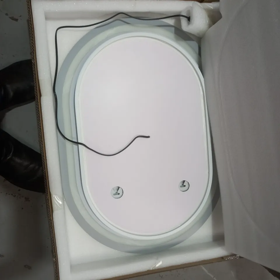 PANAMA WATERPROOF OVAL LED ILLUMINATED BATHROOM MIRROR COLLECTION ONLY
