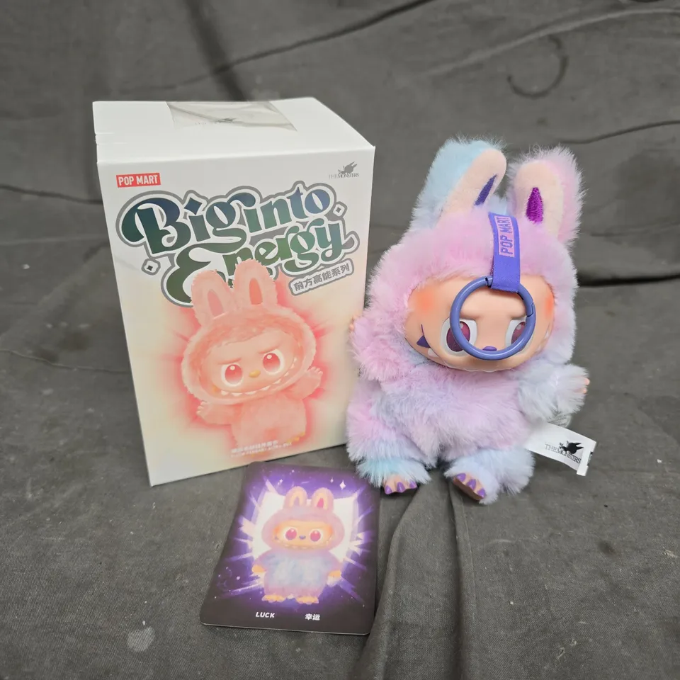 BOXED POP MART BIG INTO ENERGY PLUSH BUNNY (LUCK) – PASTEL FUR (VERIFY MODEL)