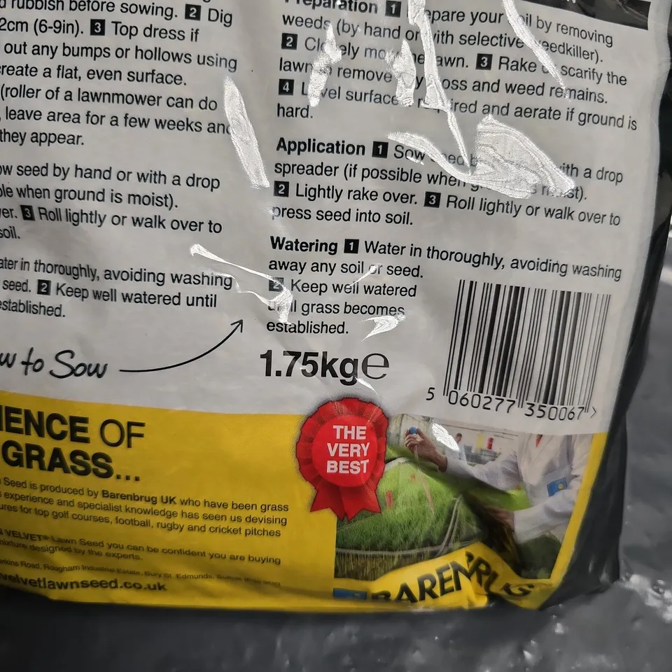 GREEN VELVET LAWN SEED – THE ALL ROUNDER, 1.75KG